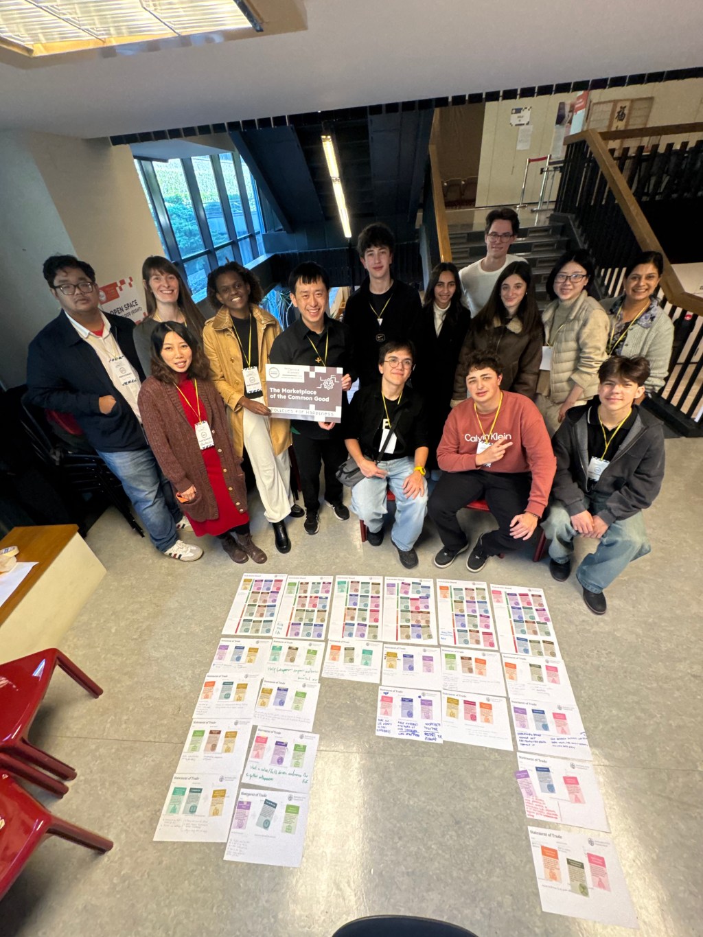 Image of participants at the Marketplace of the Common Good workshop